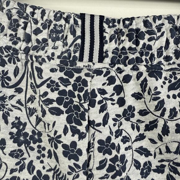 NWT Floral Rabbit Print Joules Sian Marled Ditsy Short US 2 Gray 100% Cotton - Picture 7 of 13